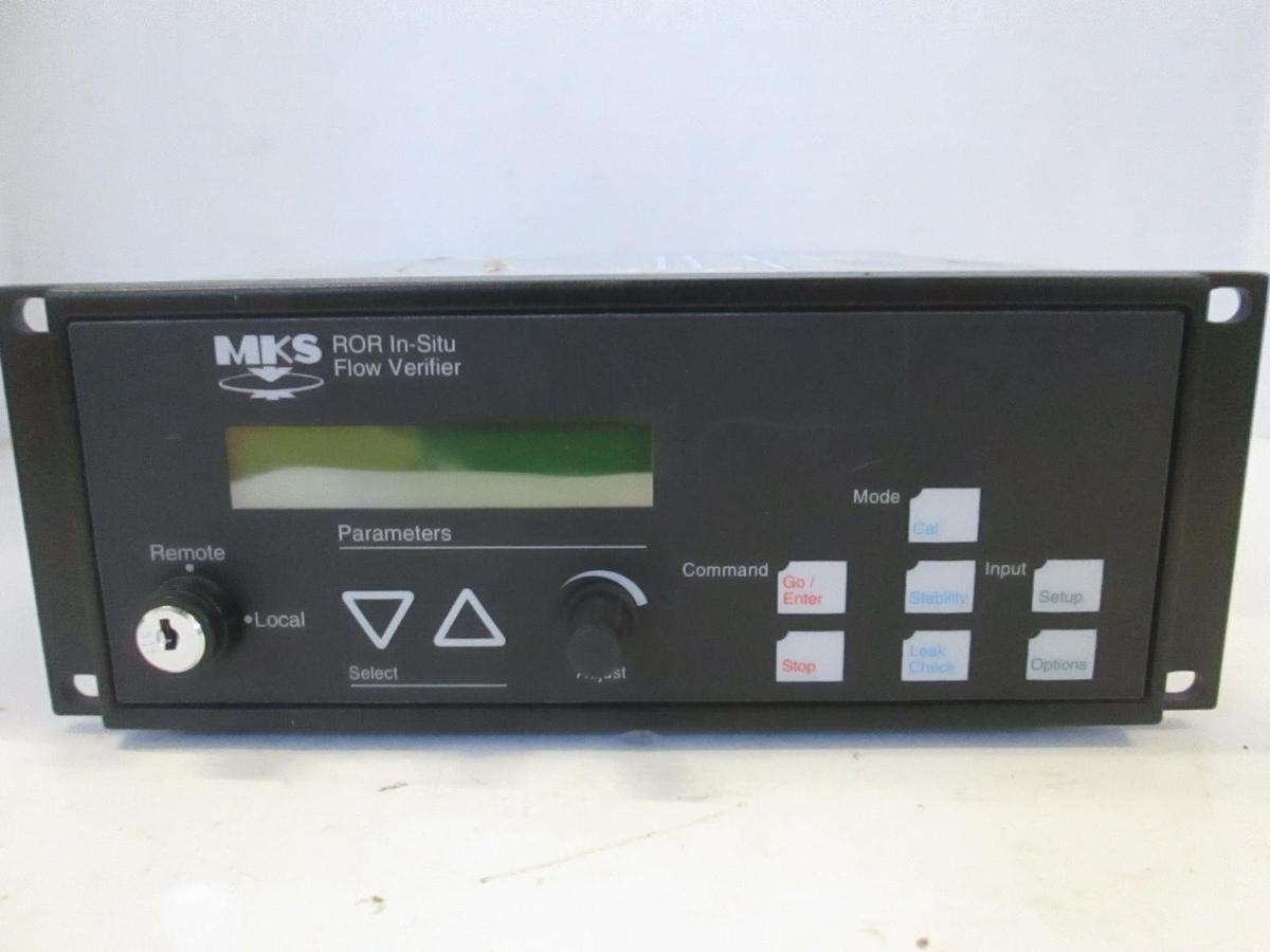 Used MKS ROR In-Situ Flow Verifier 117861-G1 w/Keys, Used