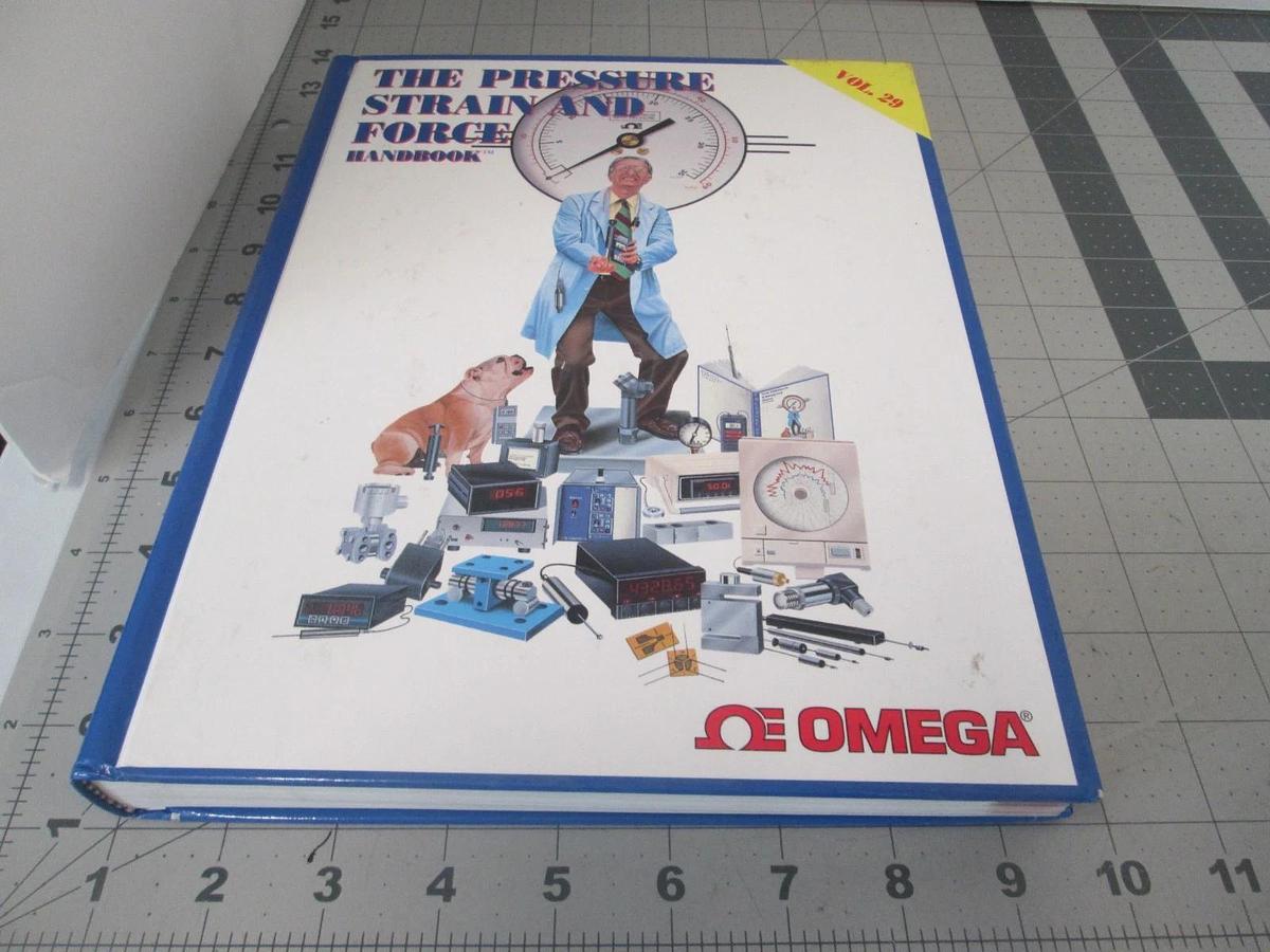 Used Omega, The Pressure Strain and Force Handbook, Volume 29, Used