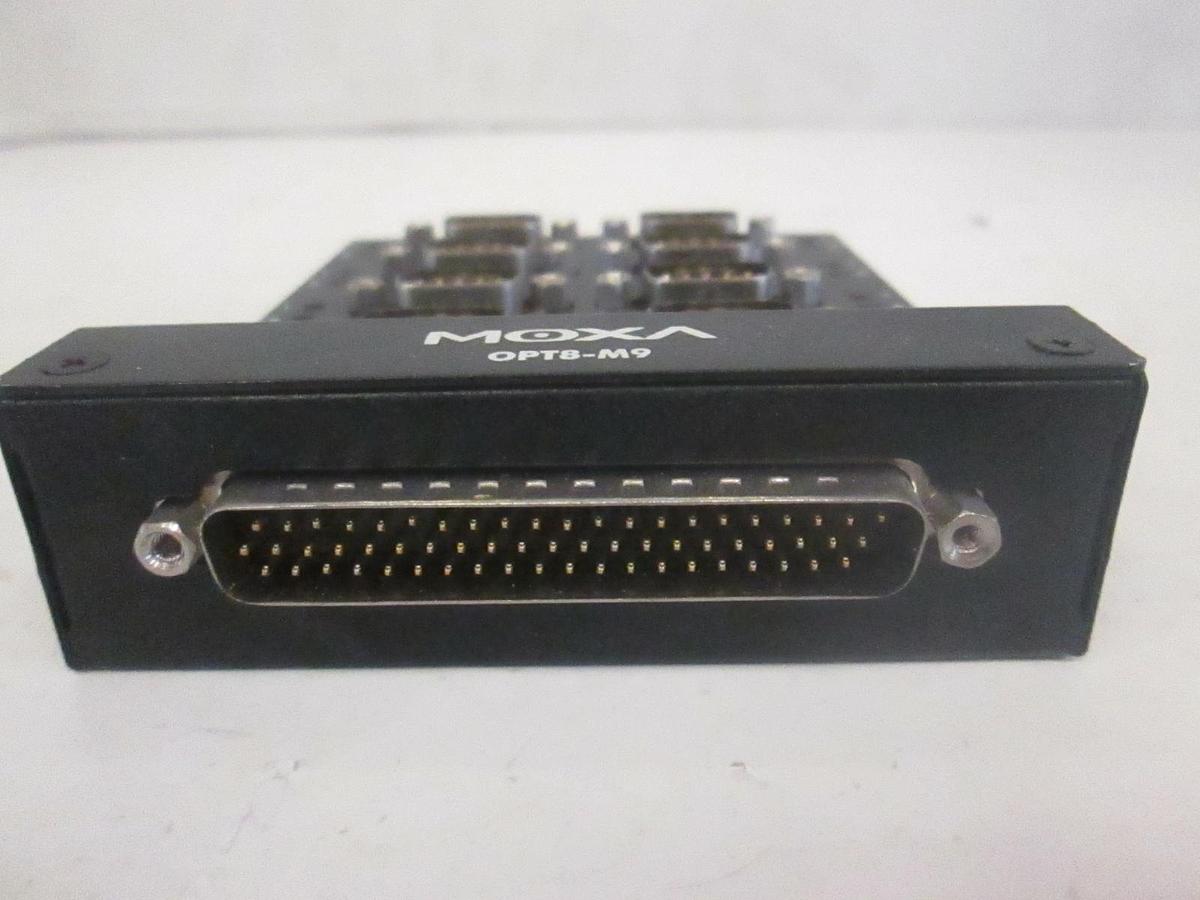 Used MOXA, OPT8-M9 Connection Box, Used