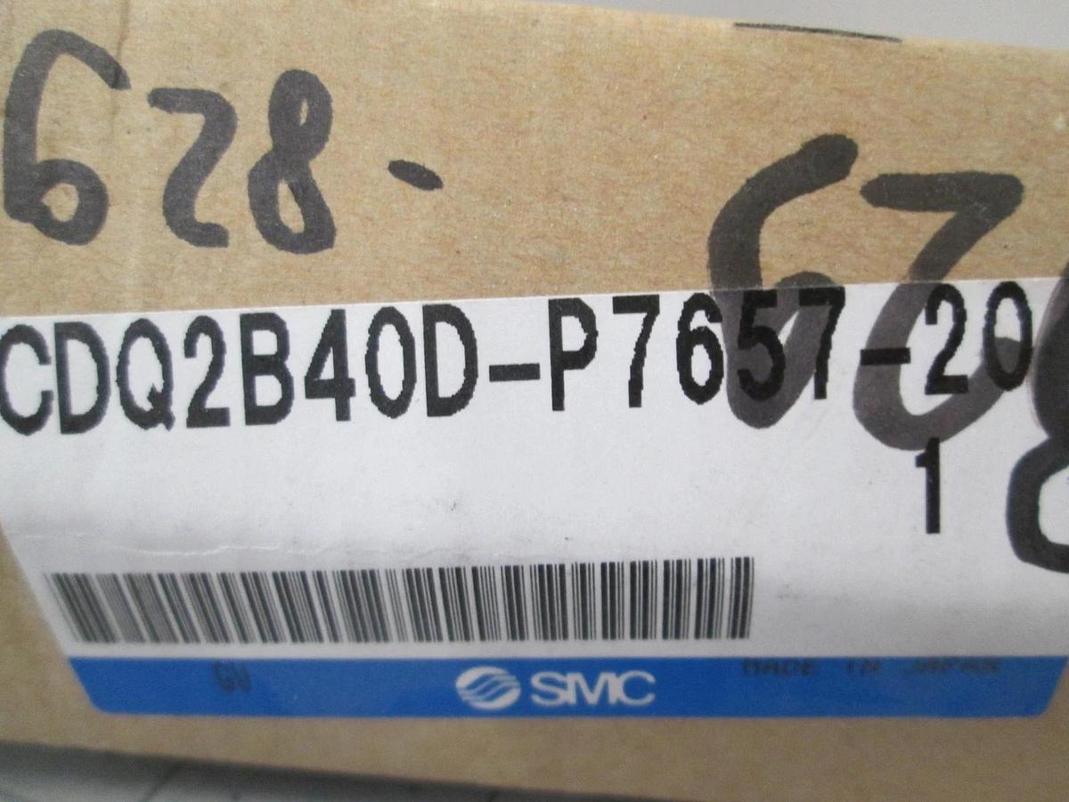 SMC, CDQ2B40D-P757-20, Pneumatic Cylinder, 16mm Shaft, New