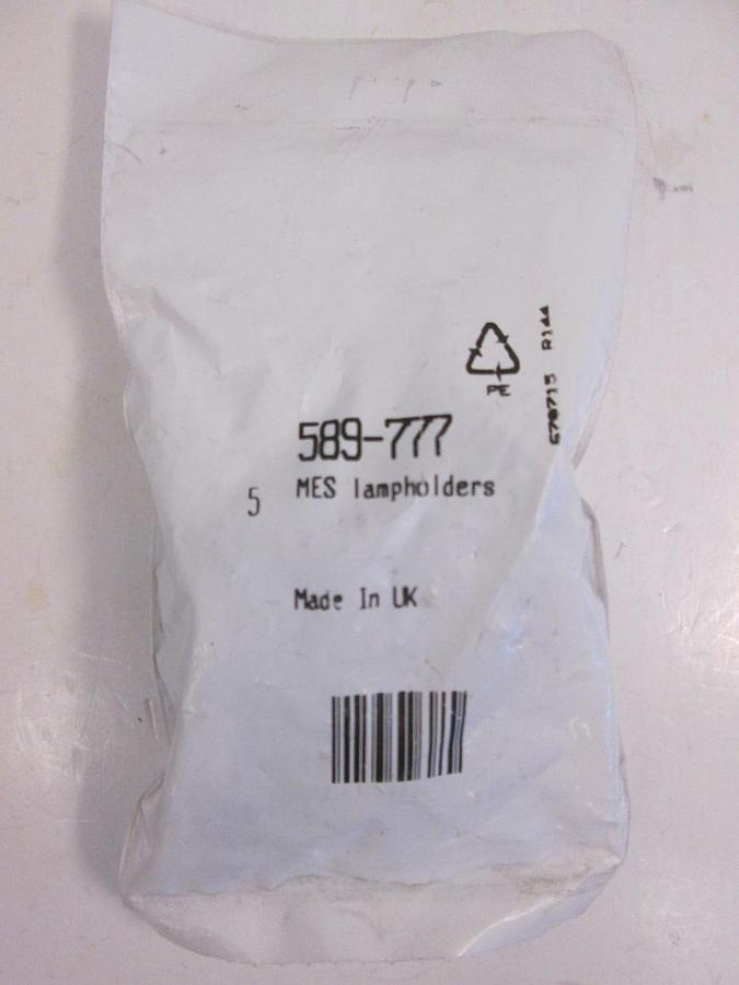 MES Lampholders, 589-777, New, Lot of 5