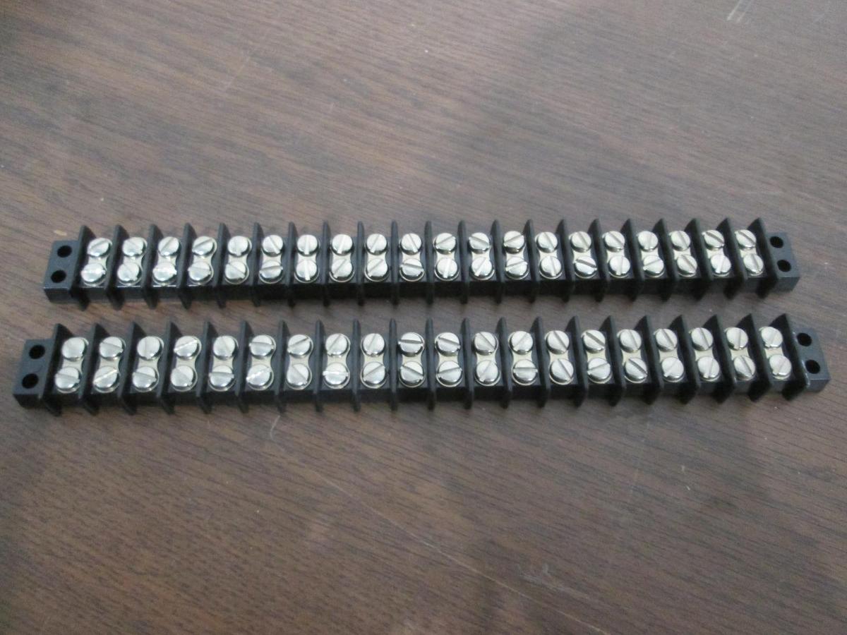 Used Cinch, 20 Position Terminal Block, Used, Lot of 2