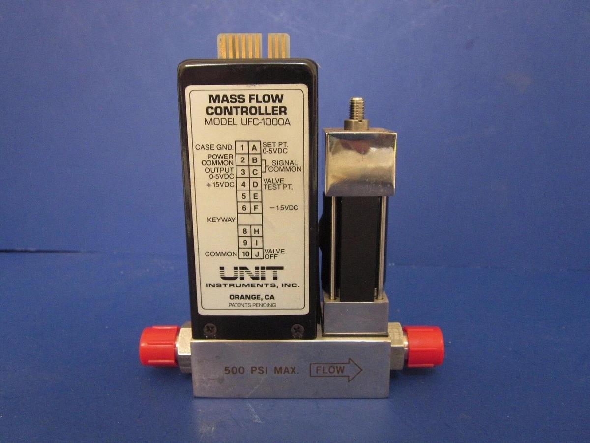 Used UNIT MFC Mass Flow Controller UFC-1000A, 100 SCCM, B2H6, Used