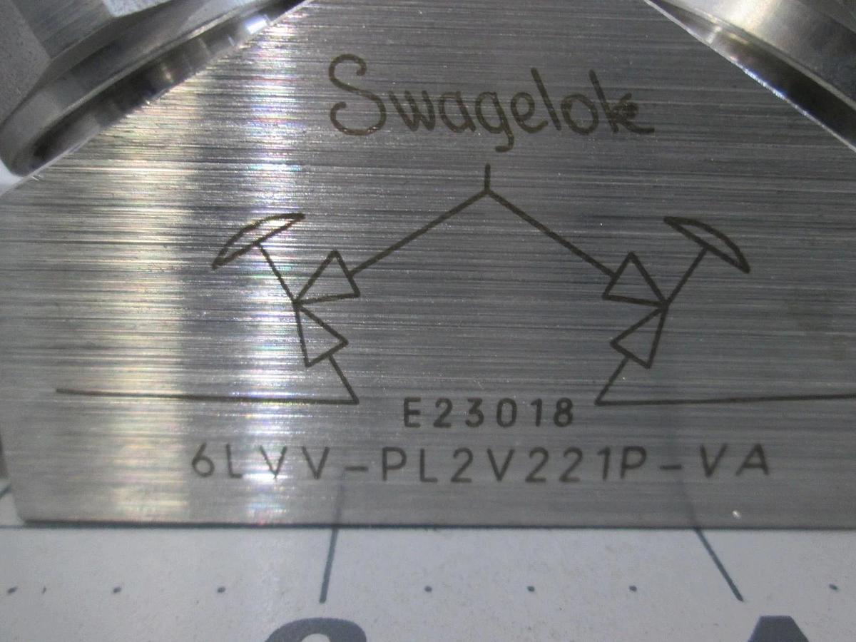 Used Swagelok, 6LVV-PL2V221P-VA, High Flow Diaphragm Valve, Used