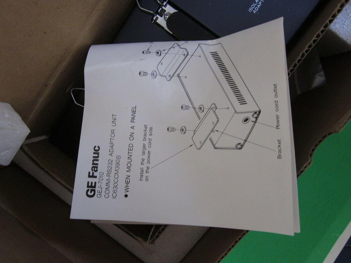 Used GE Fanuc, IC630CCM390B, SeriesThree Programmable Controller CCMM-RS232 Adapter