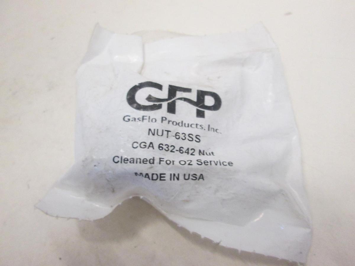 GasFlo Products, NUT-63SS, CGA 632-642 Nut, New