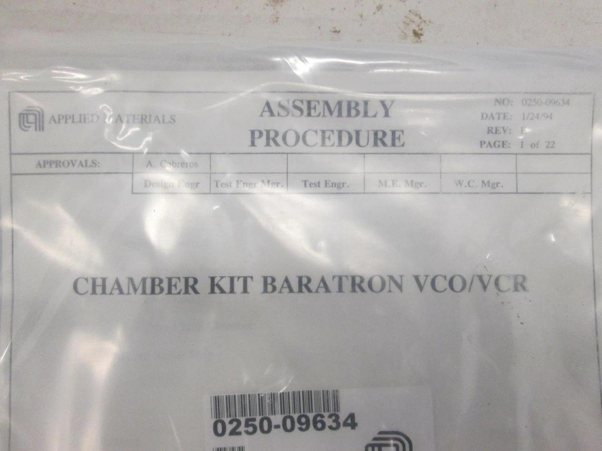 AMAT, Procedure, Chamber Kit, Baratron, 0250-09634, New