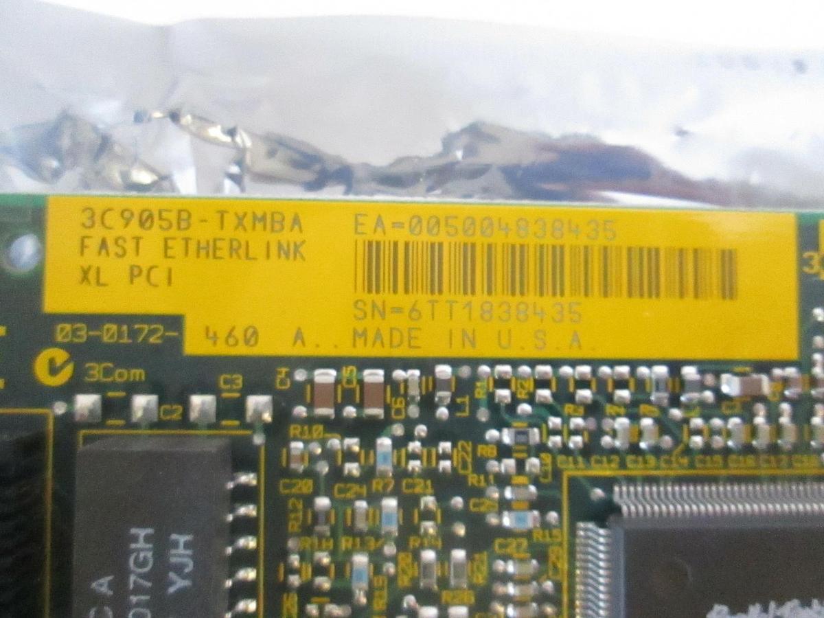 Used 3COM, Ethernet Adapter, 10/100BASE-TX, Used