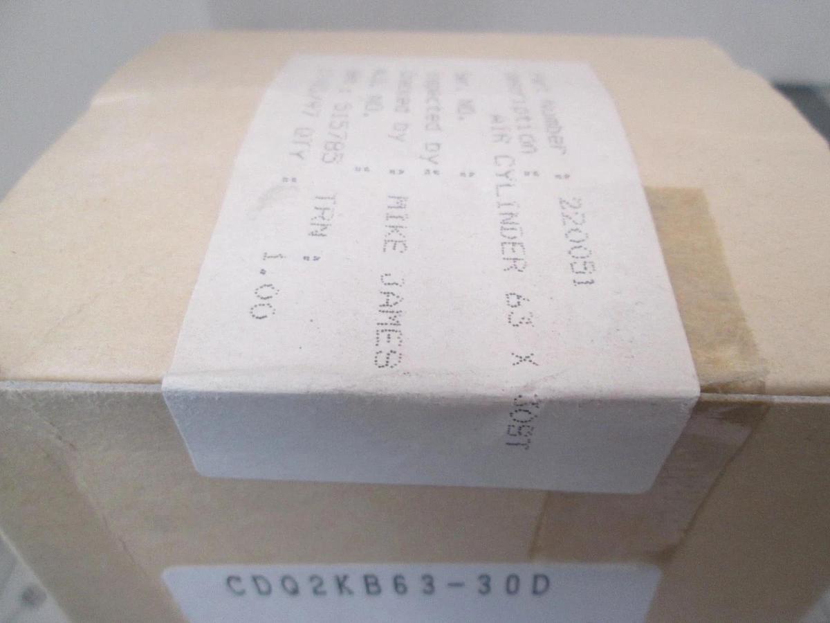 SMC, CDQ2KB63-30D, Pneumatic Cylinder, New