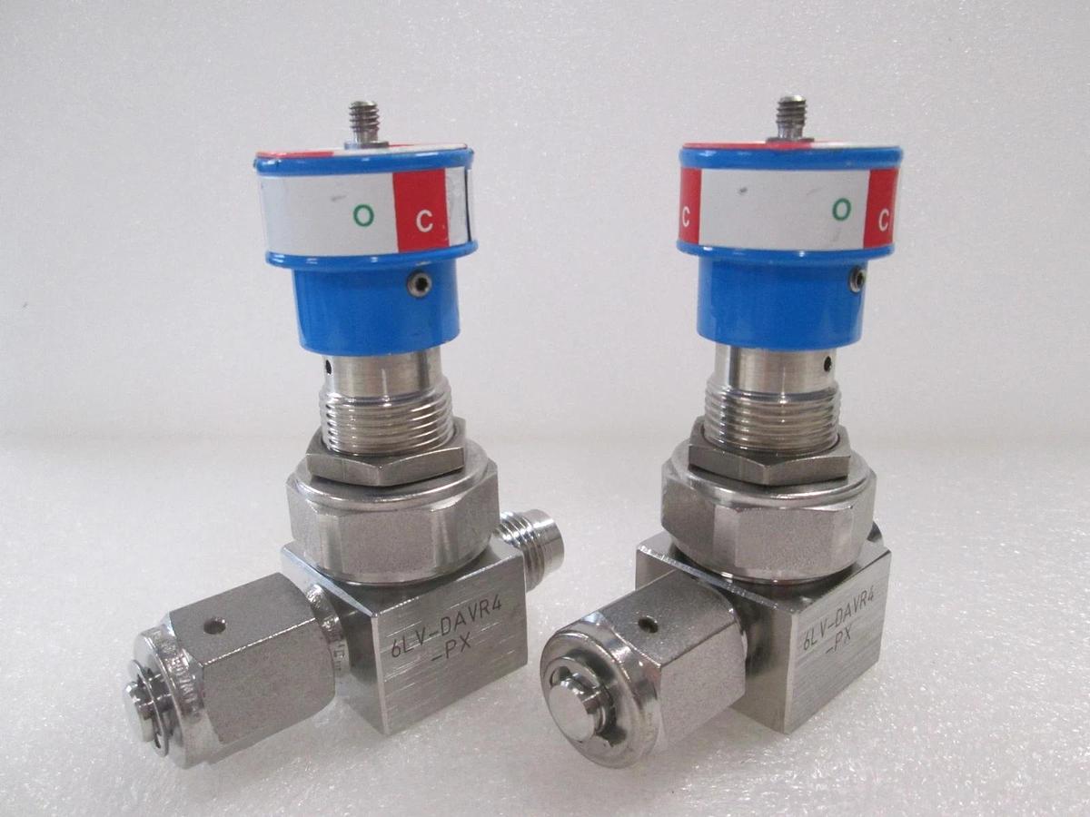 Used Nupro, 6LV-DAVR4-PX, Manual Valve, MVCR, No Top, Used, Lot of 2