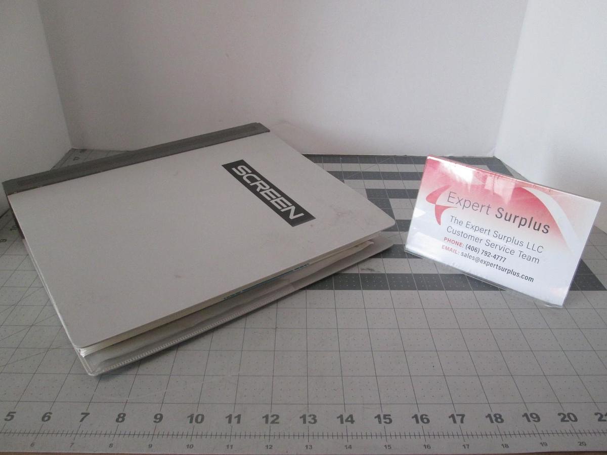 Used Screen, D-Spin 636, Instruction Manual, Used
