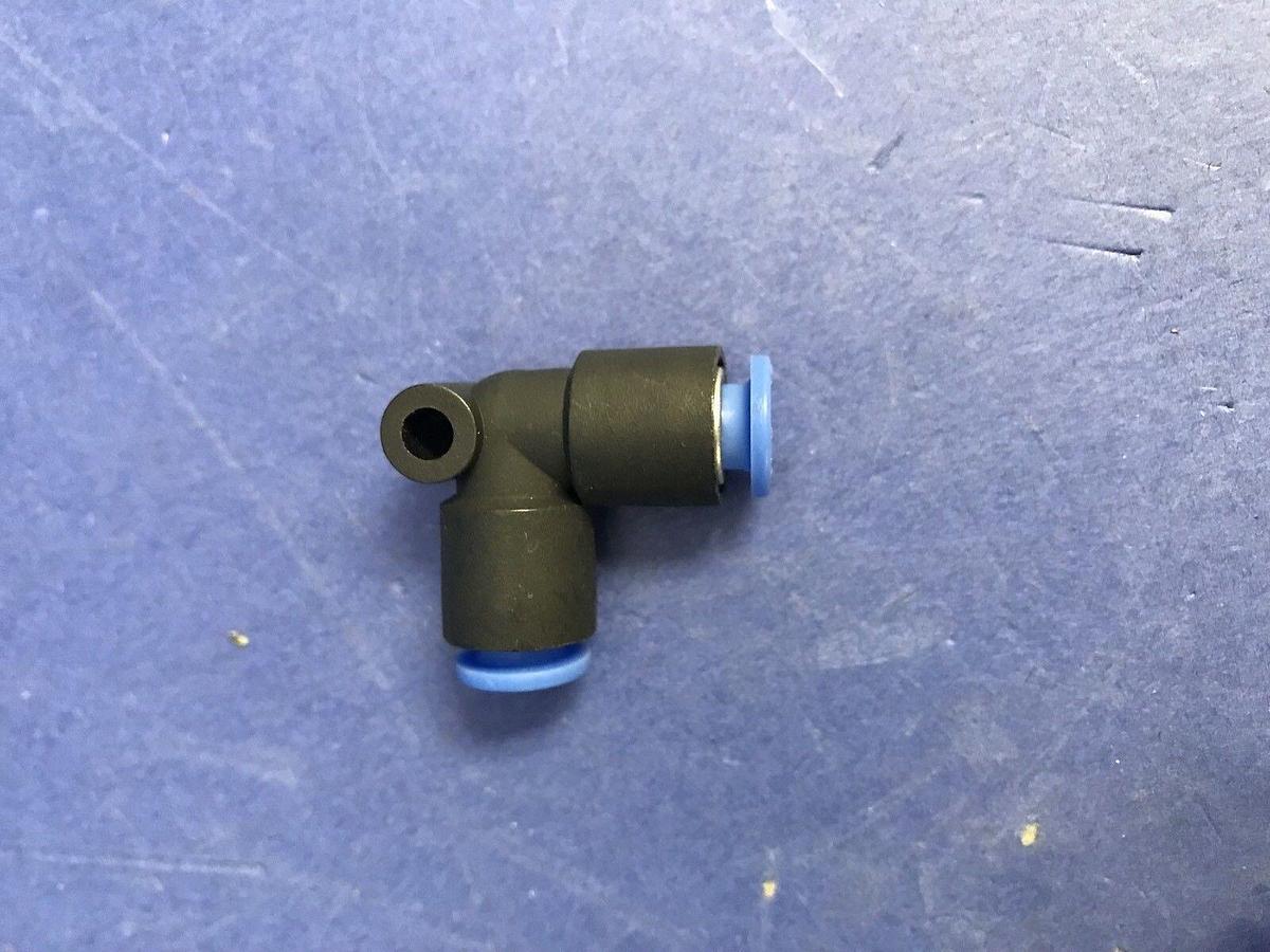 SMC 6mm Push to Connect Pneumatic Union Elbow Fittings, Lot of 80 New