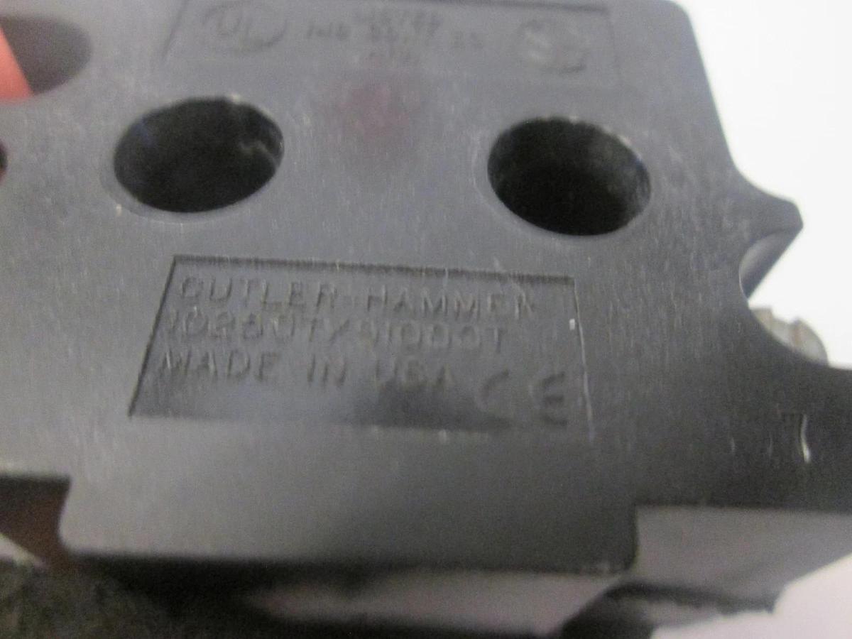 Used Cutler Hammer, 10250T, Orange Button Switch, Used