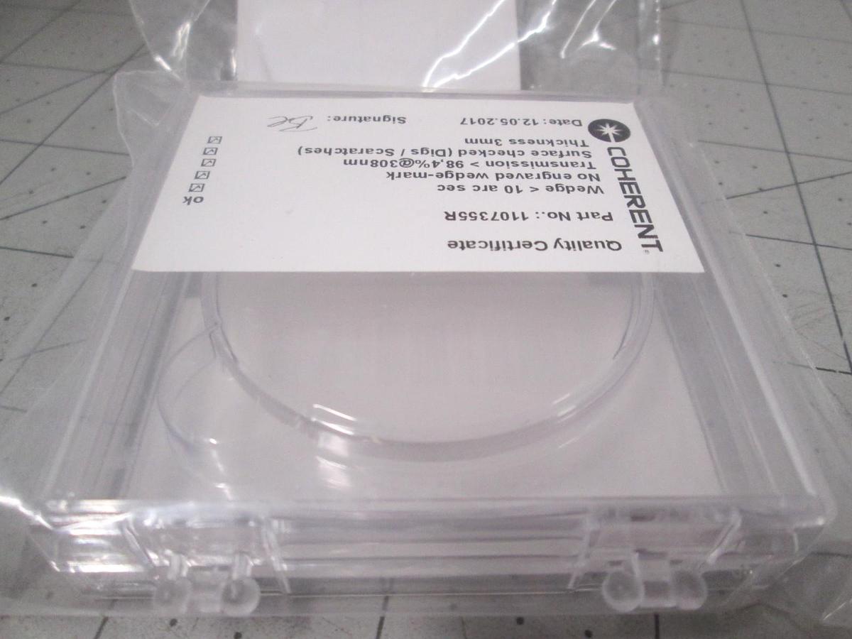 Coherent, Window Sapphire, 1107355R, AR/AR 308 NM 50 x 3mm, New