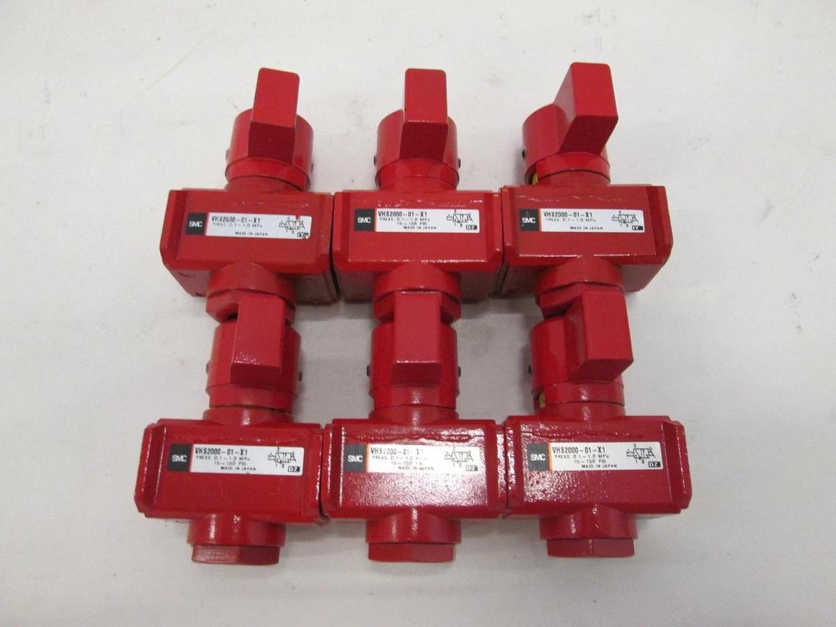 Used SMC, VHS2000-01-X1, Control Valve, Used, Lot of 6