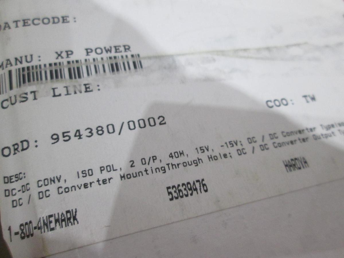 Used XP Power, JTL4024D15, DC/DC Converter, New