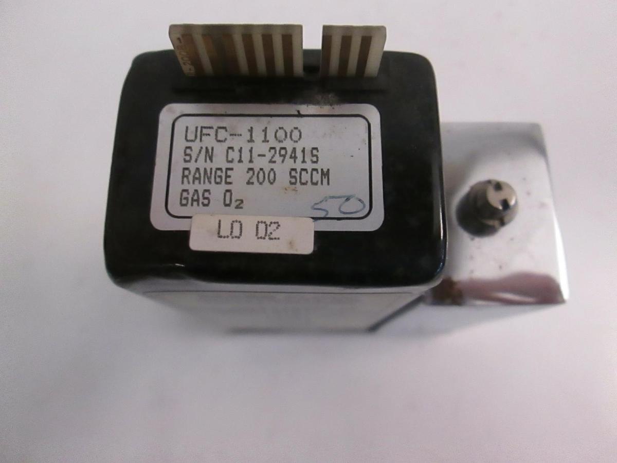 Used Unit UFC-1100 Mass Flow Controller, O2, 200 SCCM, Used