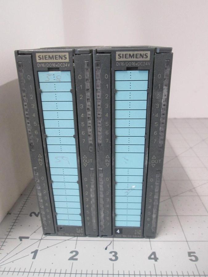 Used Siemens, Simatic S7, 6ES7 323-1BL00-0AA0, Digital Combination Modu Used,Lot of 2