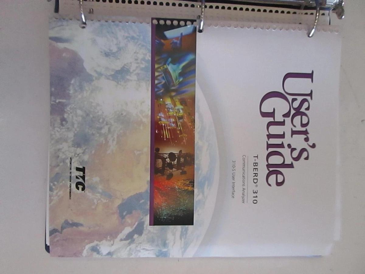 Used TTC T-Berd 310 Communications Analyzer, User's Guide, Used