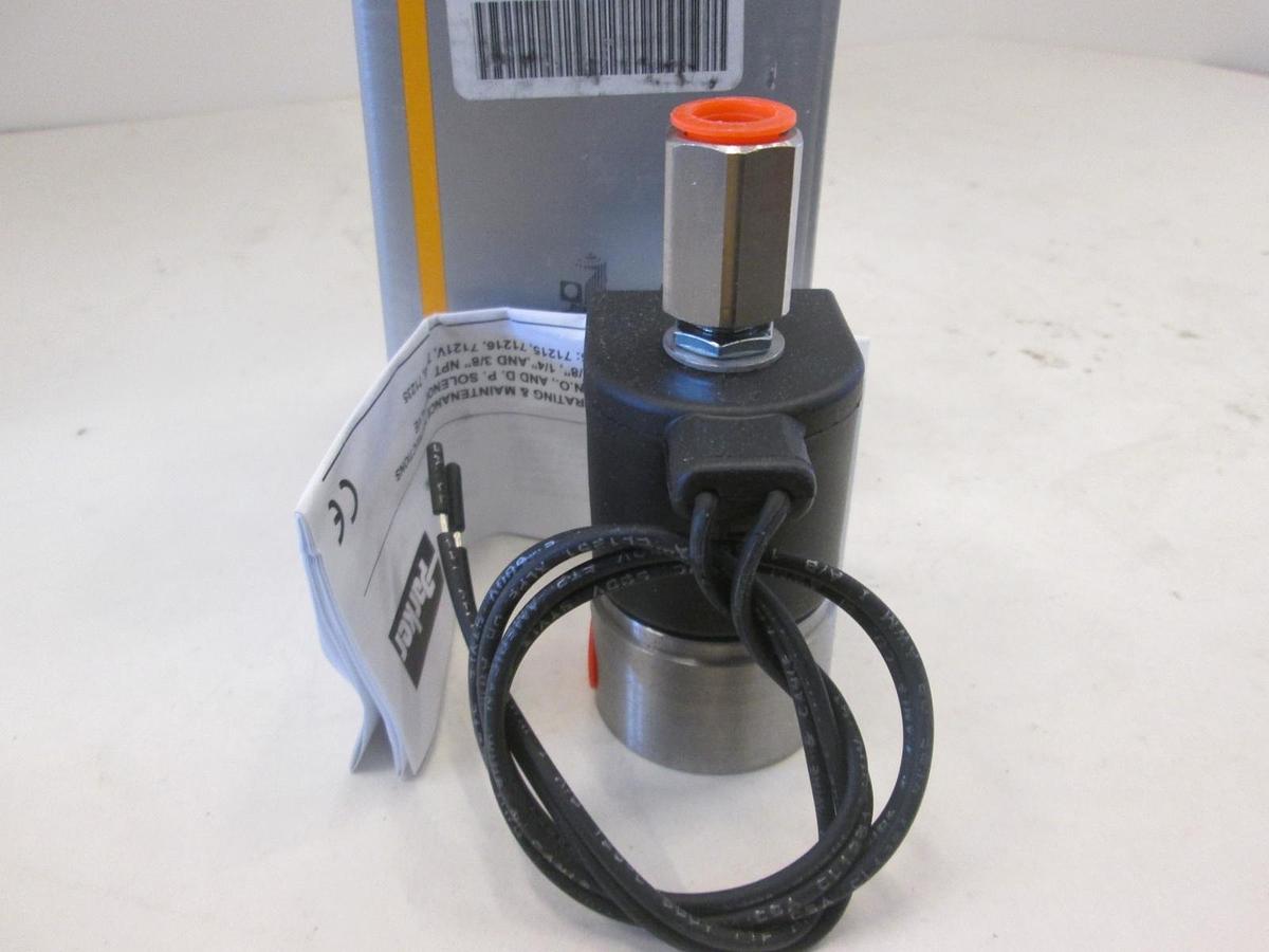 Used Parker, 71295SN2KNJ1N0L111C2, General Purpose Valve, 10W, 24V DC, 3/32, New