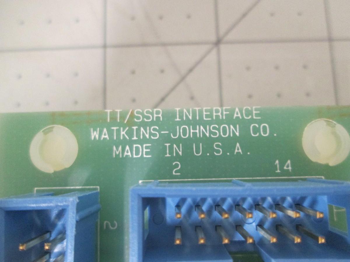 Watkins Johnson, TT/SSR Interface Board, 979839-001, PCB Assy, New
