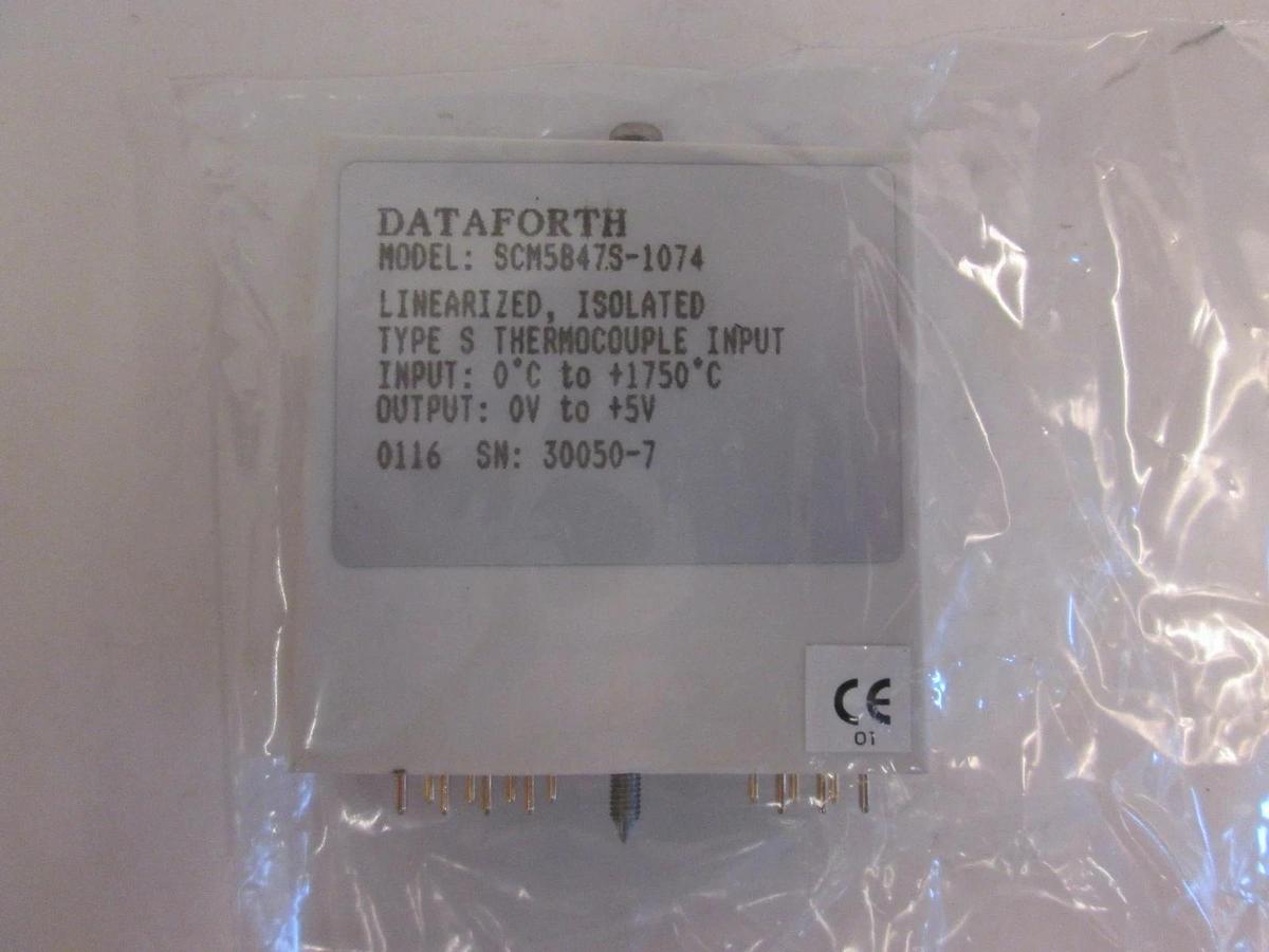 Used DATAFORTH SCM5B47 TYPE S Linearized Isolated Thermocouple Input Module , Used