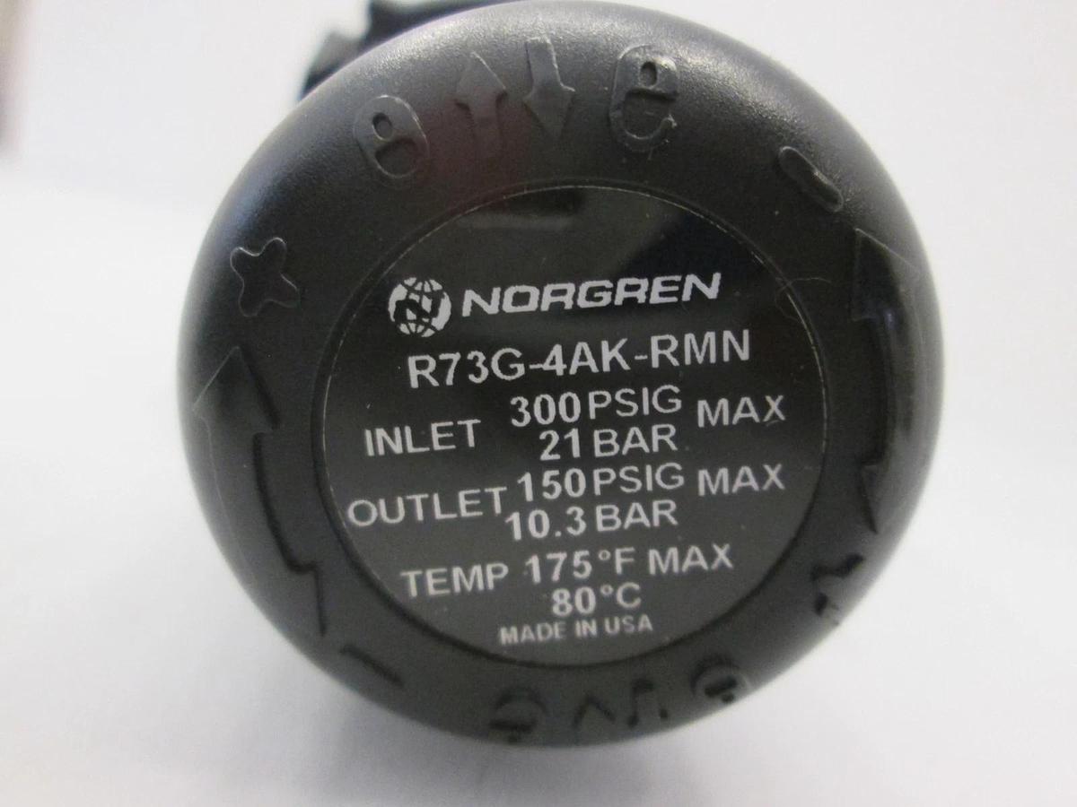 Used Norgren, R73G-4AK-RMN, Pressure Regulator, Used