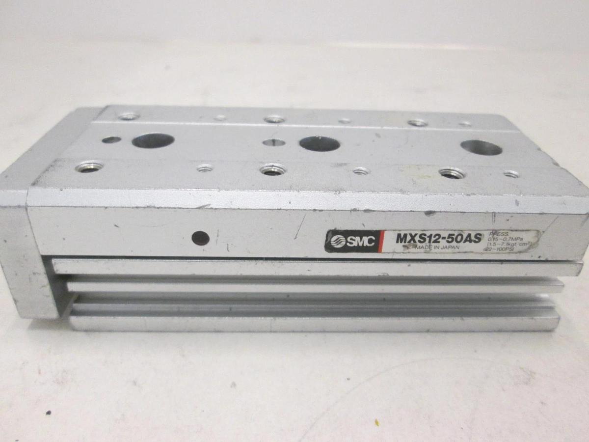 Used SMC, Slide Cylinder, MXS12-50AS, Used