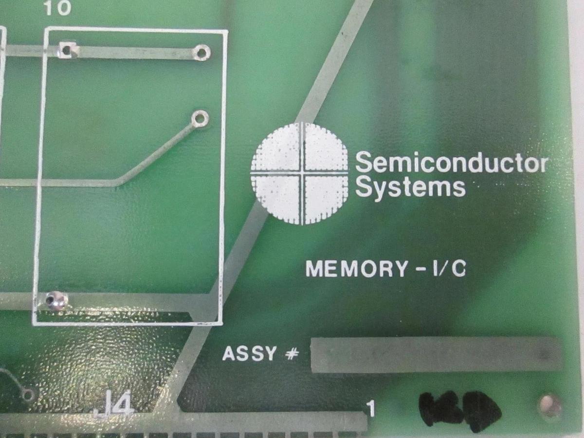 Used Semiconductor Systems Inc. Memory- I/C PCB, 09-009B4-01, Rfrb