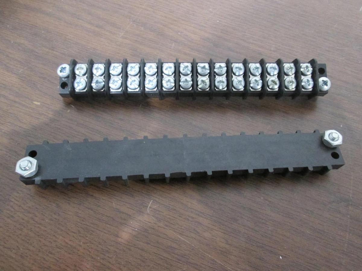 Used Cinch, 14 Position Terminal Block, Used, Lot of 2