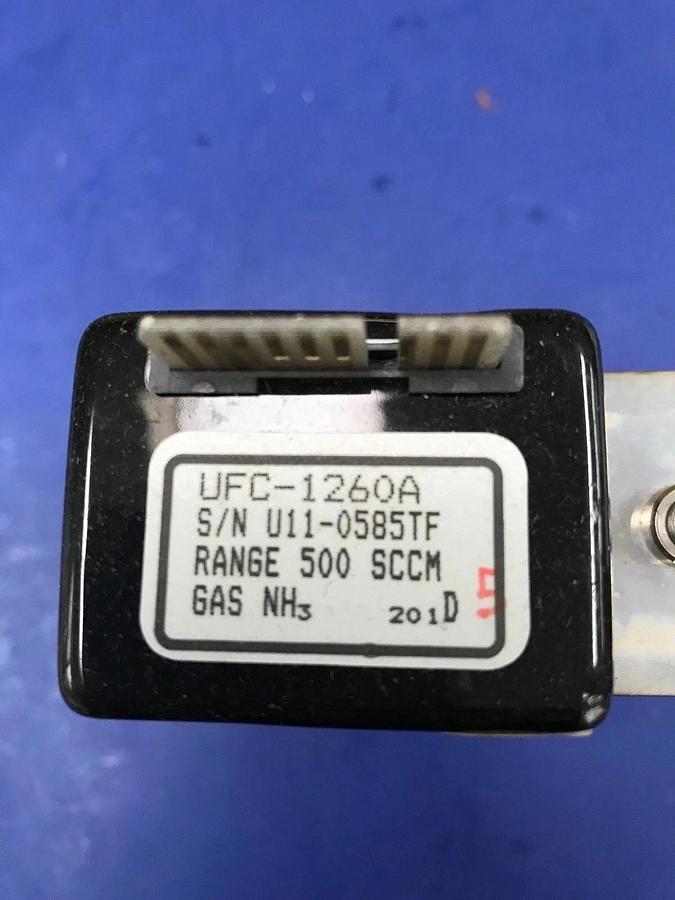 Used Unit UFC-1260A, MFC, Mass Flow Controller, NH3, 500 SCCM, 1/4" MVCR, Used