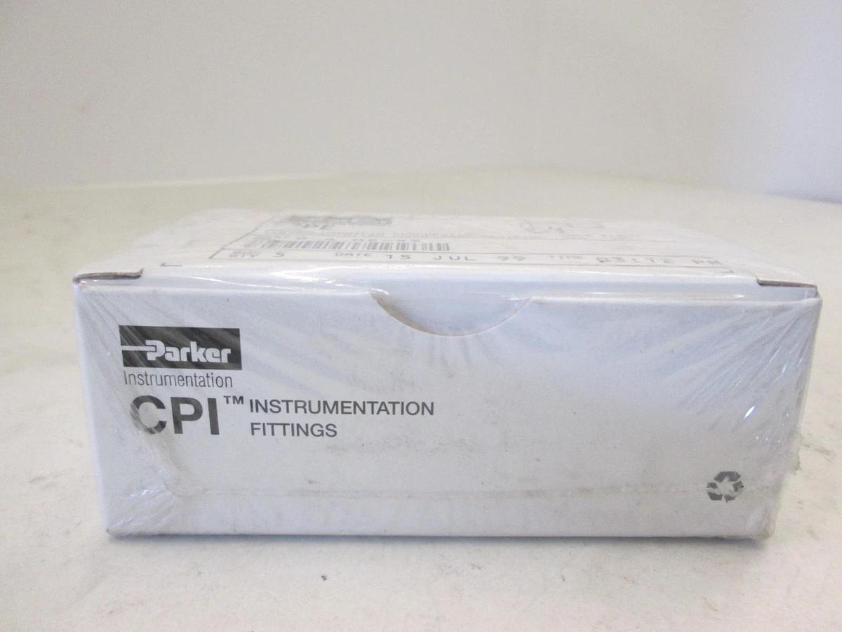 Parker, 6-6 ME-SS, Male Elbow Pipe Fitting Box of 5, New, Original Packaging