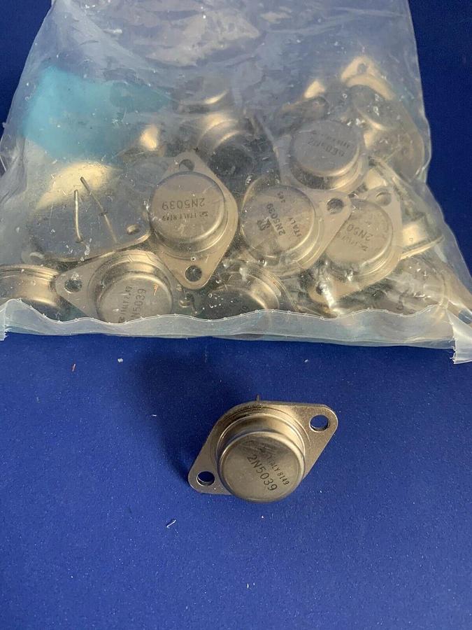 Used 2N5039 Silicon NPN Transistor Power, Lot of 30