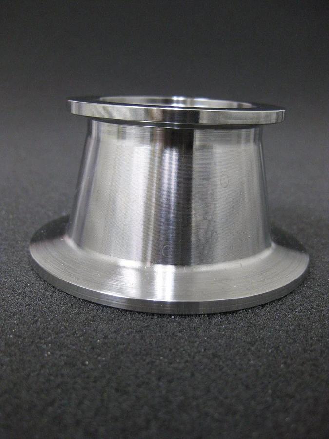 Stainless Steel Vacuum Tube Adapter NW40 to NW50, LOT of 3 NEW