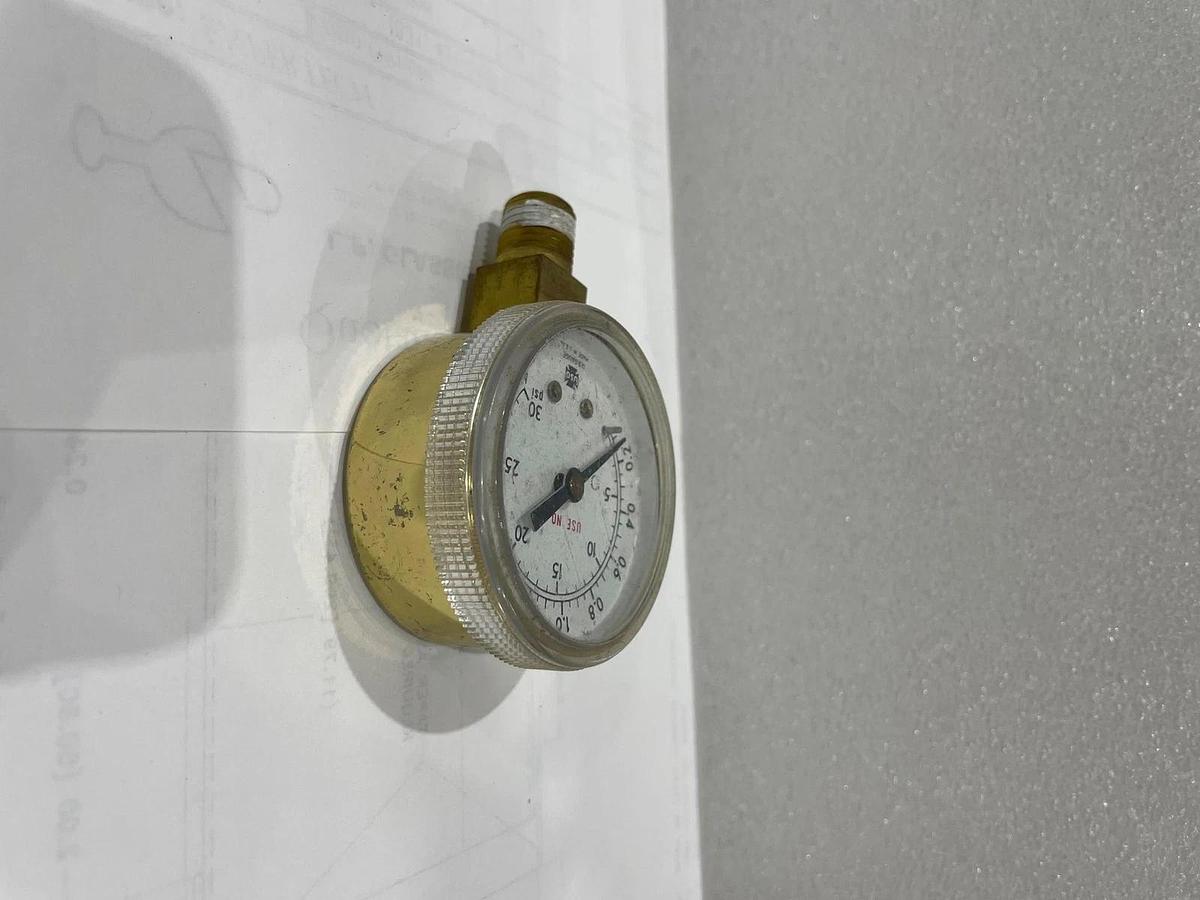 Used USG, Pressure Gauge 0-30PSI, Used