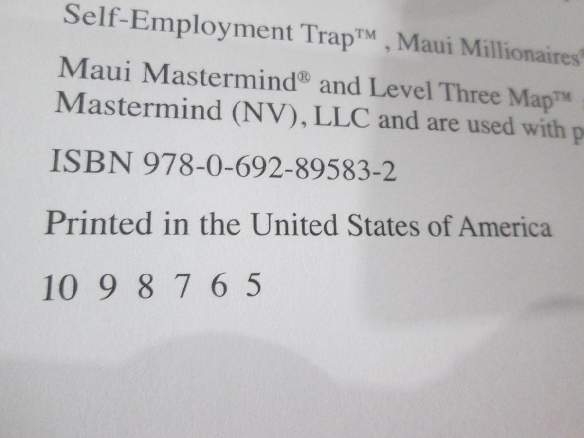 Used Build a Business Not a Job, ISBN 978-0-692-89583-2, Used 9780692895832