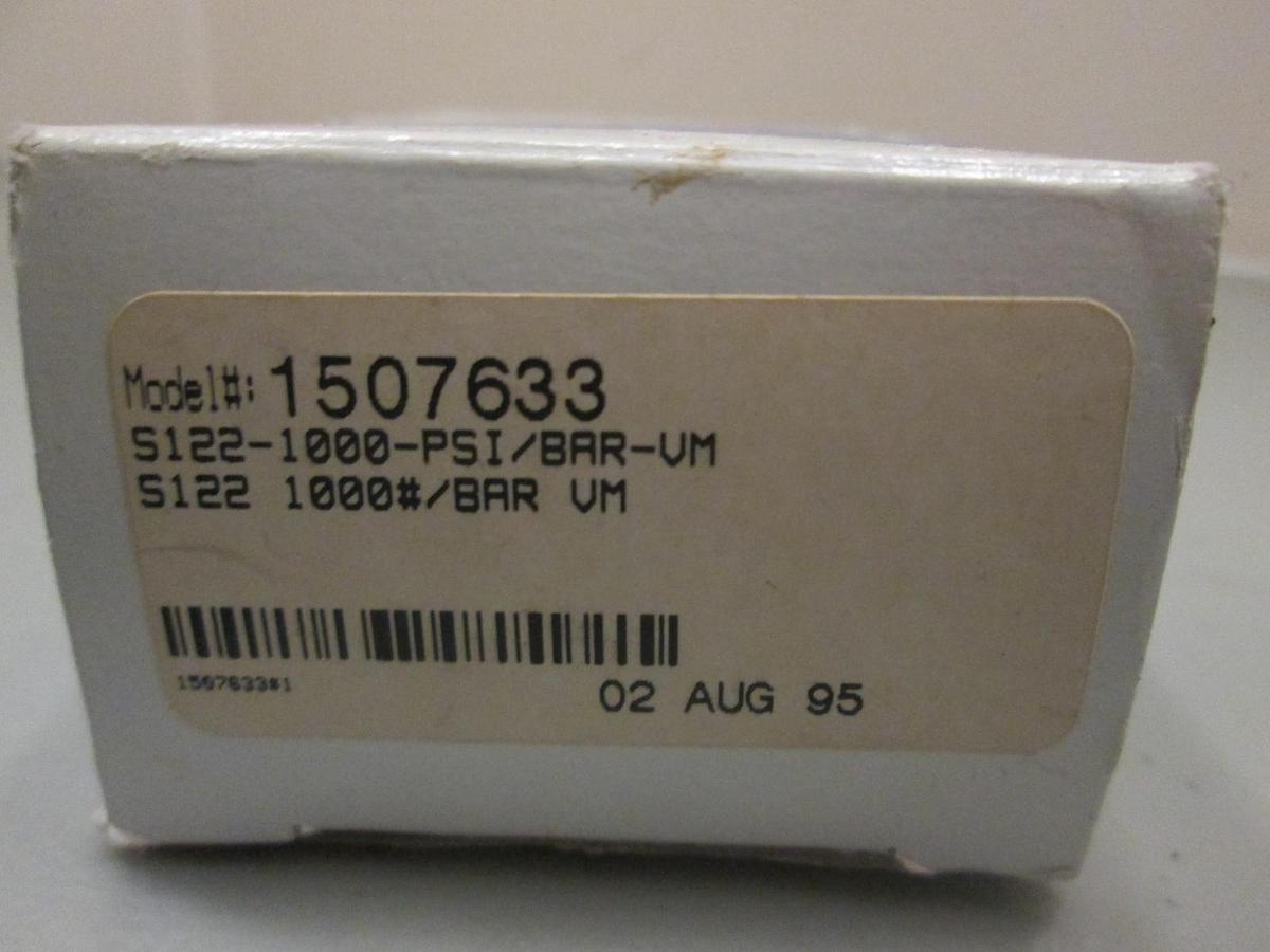Span Instruments Cleanroom Gauge S122-1000, 2", 0-1000 psi, 1/4" MVCR