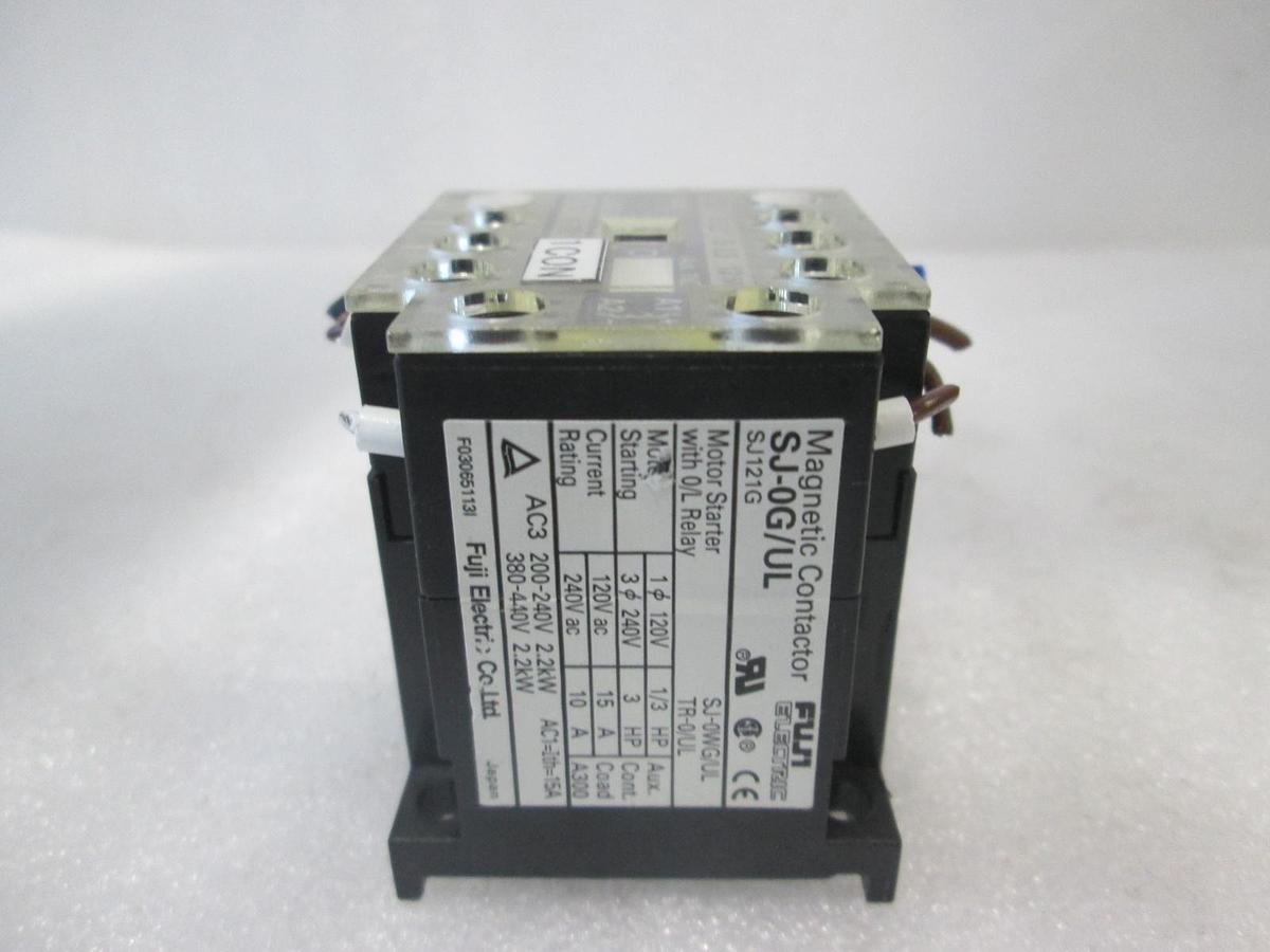 Used Fuji Electric, SJ-0G//UL, Magnetic Contactor, Used