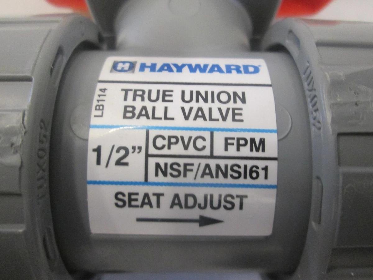 Hayward, TB2050ST, True Union Ball Valve, 1/2", New
