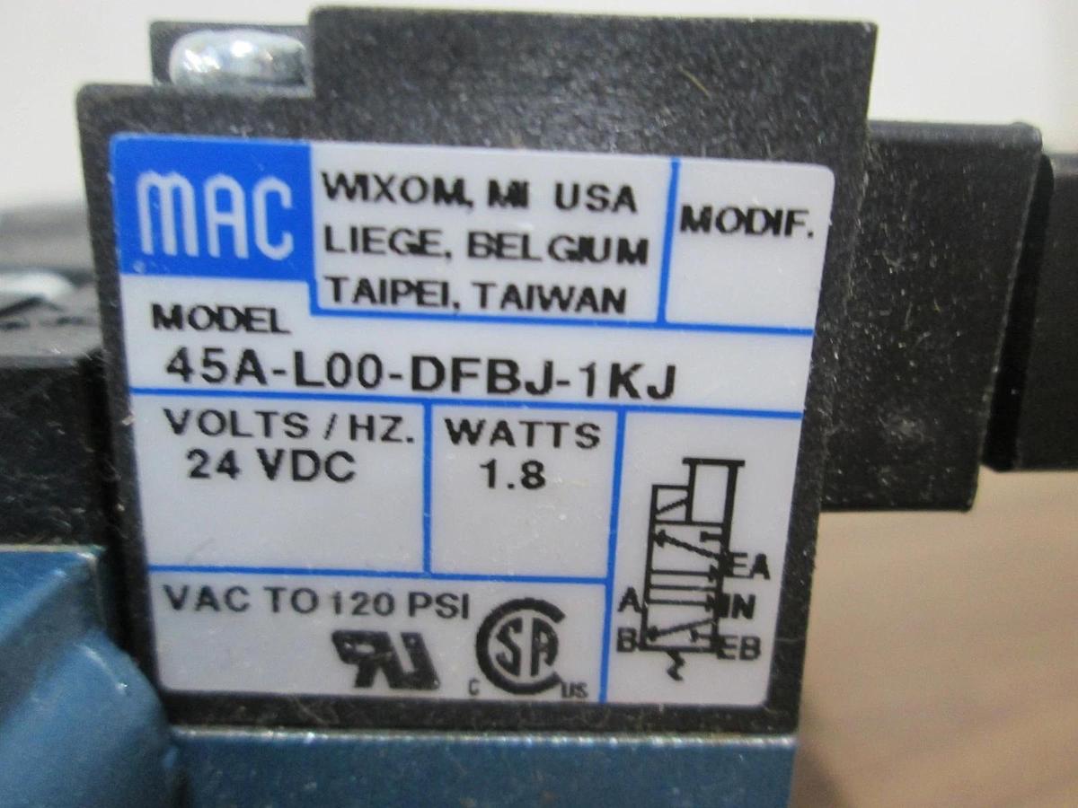 Used MAC, 45A-L00-DFBJ-1KJ, 12 Position Solenoid Valve Assy, Used