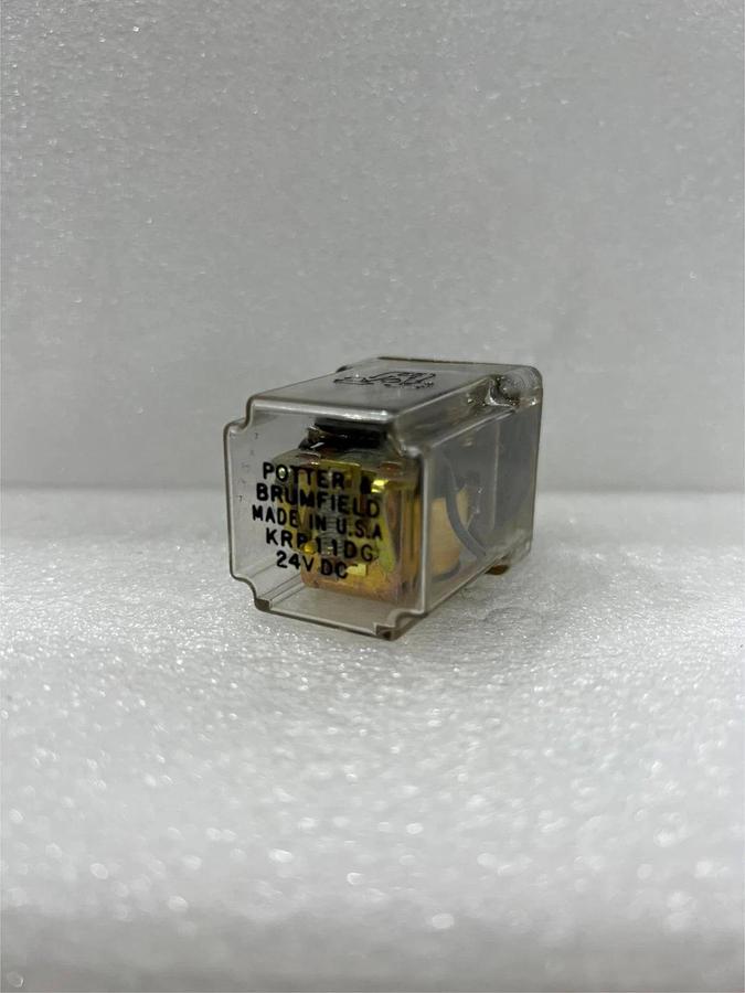 Used AMP, Potter & Brumfield, KRP11DG, Relay, 24 VDC, 120V, Used