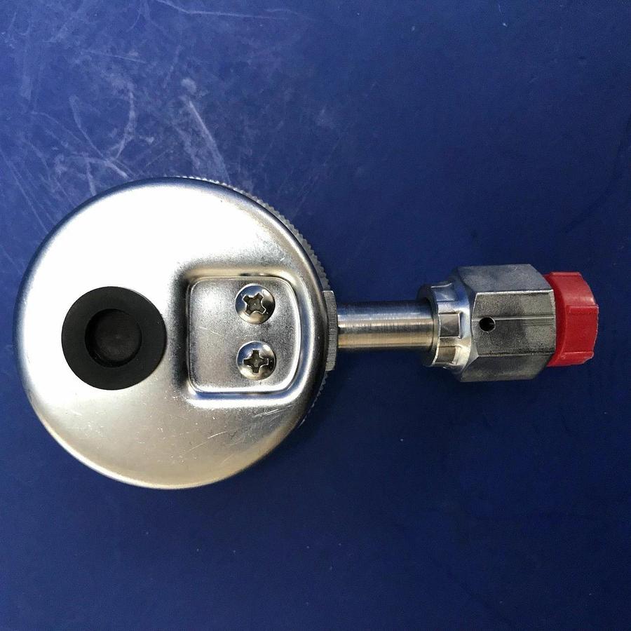 Used Span Pressure Gauge 30-0-100 psi, 1/4" FVCR, Used