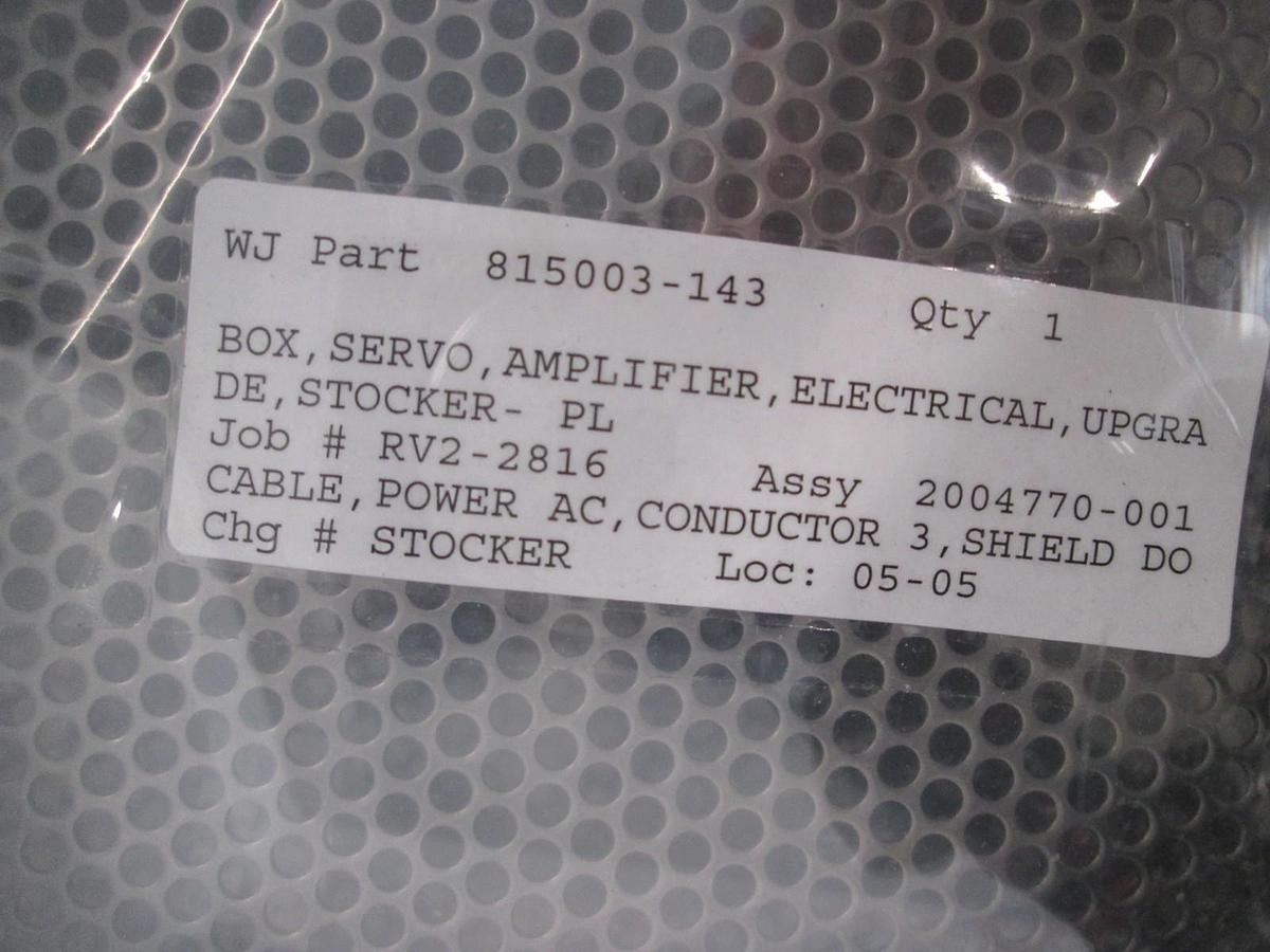 SVG, 2004770-001, Servo/Amplifier Electrical Enclosure for AVP200 RVP200, New