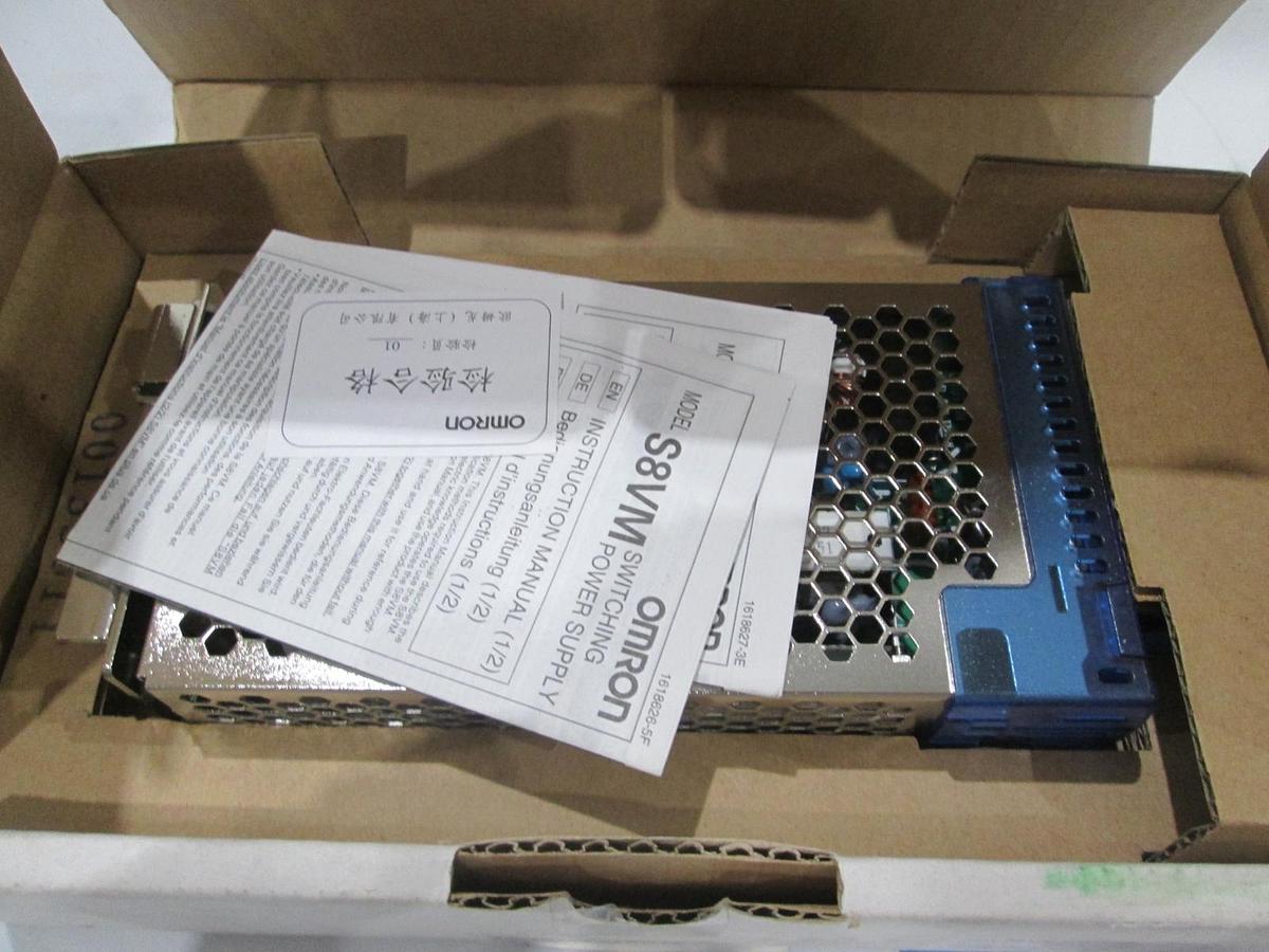 Used Omron, S8VM-10012CD, Power Supply, 100-240 VAC, 12VDC, New