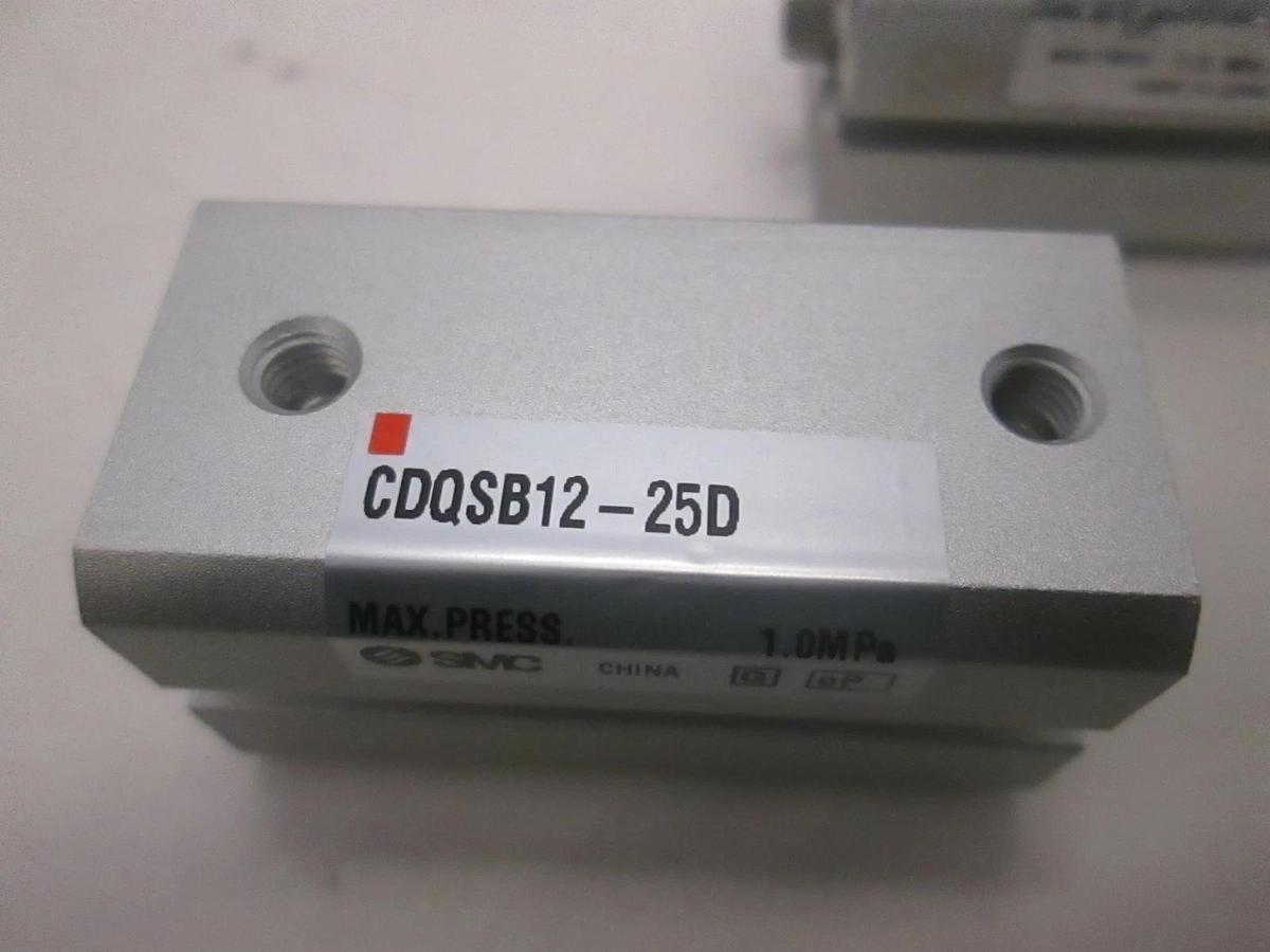 Used SMC, Compact Cylinder, CDQSB12-25D, Used, Lot of 2