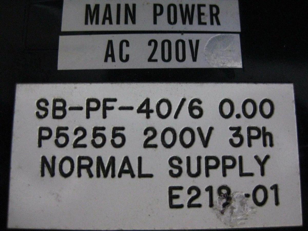 Used Mitsubishi Circuit Breaker NV100-SS 75A, 30mA, 3 Pole, 100-200-415 VAC, Used