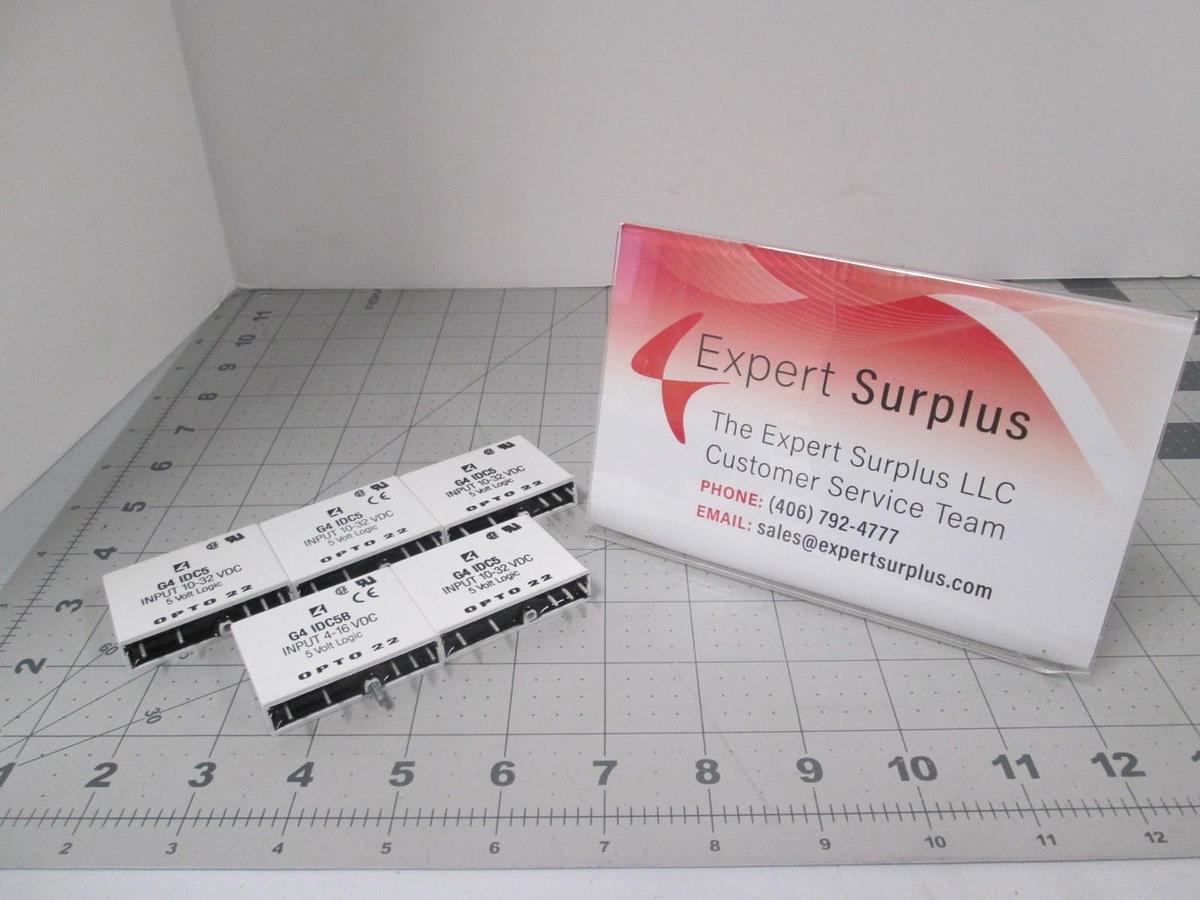 Used Opto 22, G4 IDC5, Digital Input Module, 10-32 VDC, Used, Lot of 5