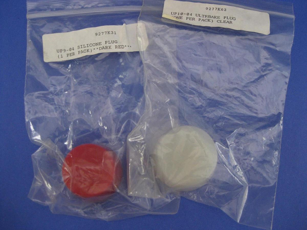 Used Caplugs Ultrabake Silicone Plugs - Mixed Lot (7) UP10-04, (8) UP9-04, New