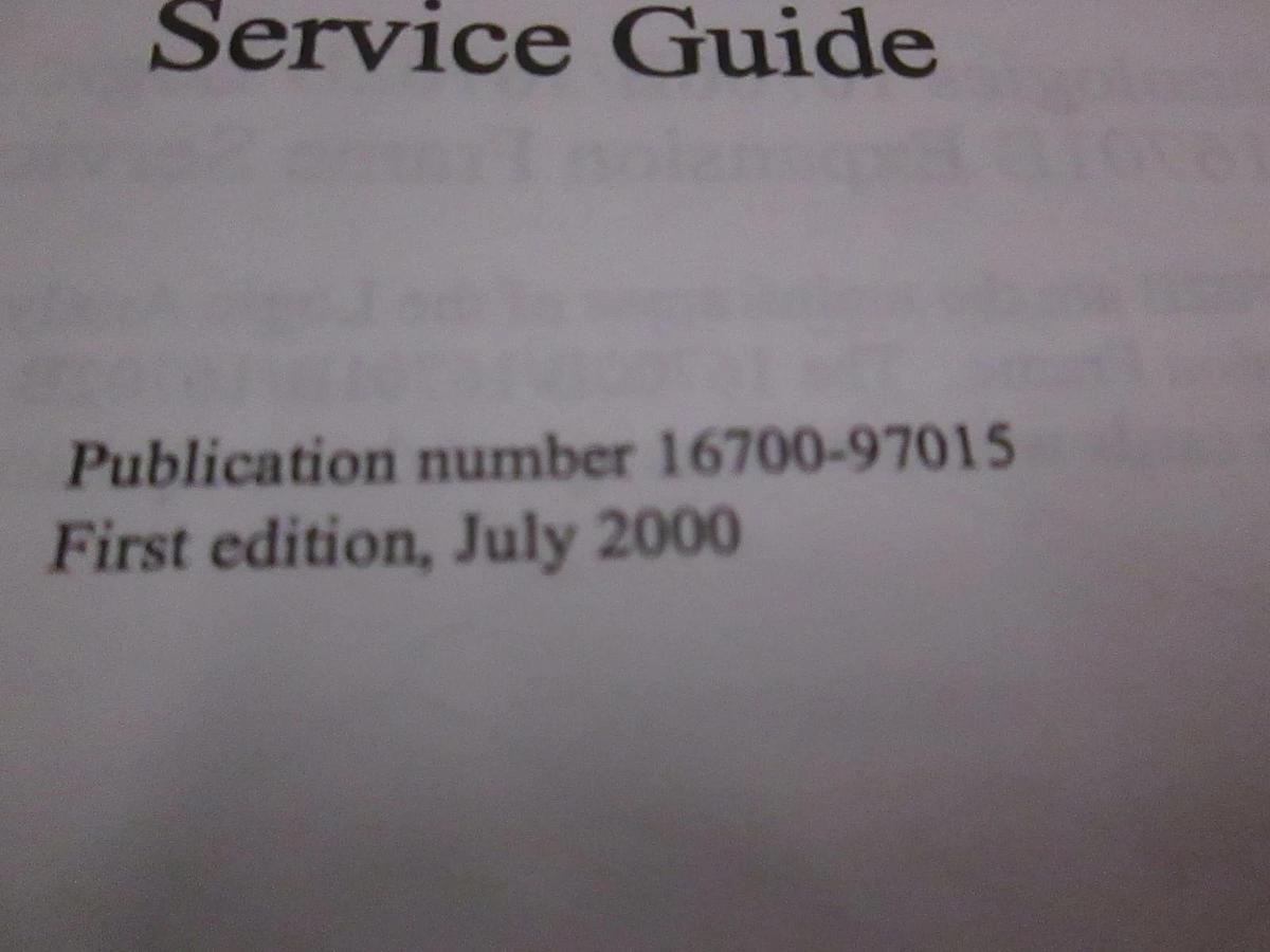 Used Agilent Tech Logic Analysis Systems 16700B/16702B/16701B Expansion Frame, Used