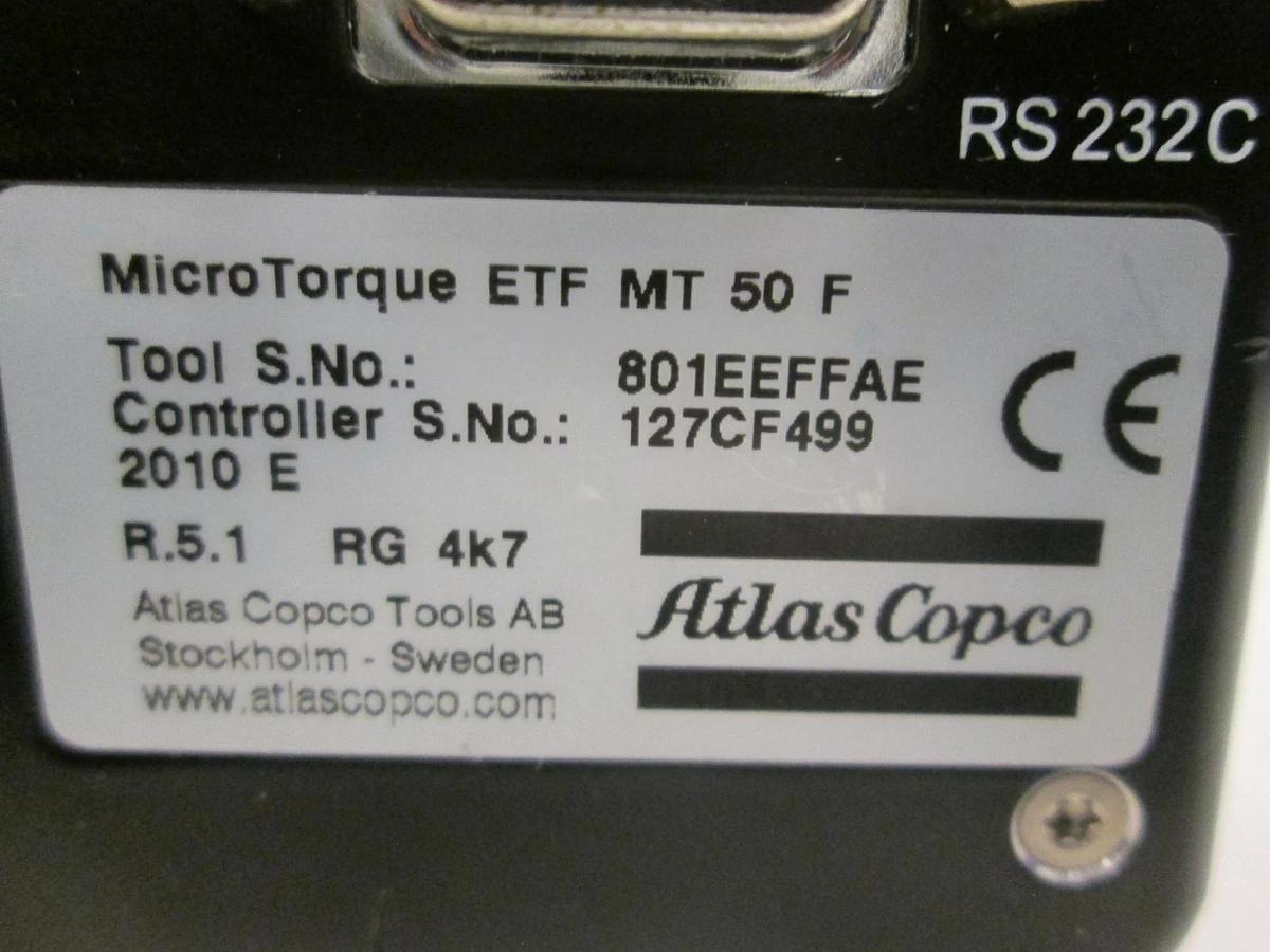 Used Atlas Copco, MicroTorque Controller, RS 232C, Used
